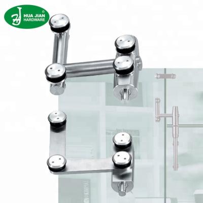 China Curve Shape Heavy Duty Glass Door Pivot Hinge for sale