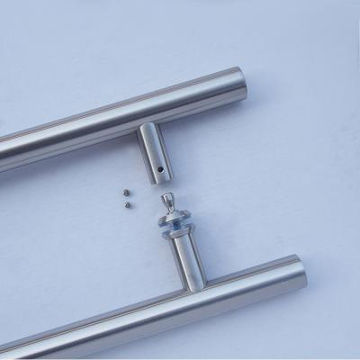 China D25*500MM Modern Stainless Steel Pull Door Handle For Interior Glass Door for sale