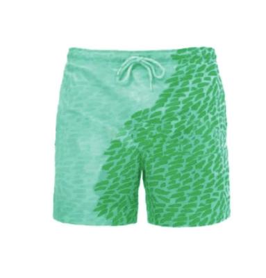 China New Arrival Men's Magic Color Changing Summer Shorts Anti-wrinkle Shape Basketball Beach Swimwear Sweat Shorts For Men 2021 for sale