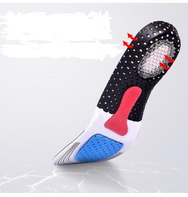 China Professional EVA Insole Pad Orthopedic Feet Suction/Sweat Insole Silicone Inserts Care Tool Foot Heel Plantar Fasciitis Cushion for sale