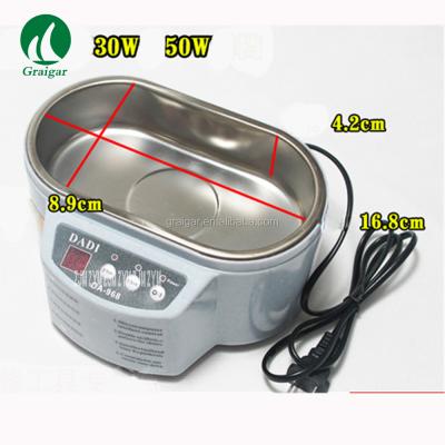 China DADI DA-968 220V or 110V Stainless Steel Dual Ultrasonic Cleaner 30W/50W with 600 Display Ultrasonic Cleaning Machine for sale