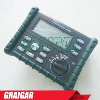 China NEW Megohm Meter Mastech MS5205 Megameter 2500V Digital Insulation Tester, Free Shipping MS5205 for sale