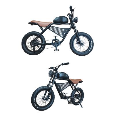 China Hot Sales Aluminum Alloy New ebike 500W 750W 1000W Fat Tire Bike Fat Tire Electric Bicycle 7 Speed ​​Snow Beach Model Electric Bicycle for sale