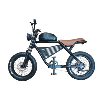 China New ebike 500W 750W 100W fat tire bike hot sales aluminum alloy frame 7 speed snow beach fat tire electric bicycle for sale