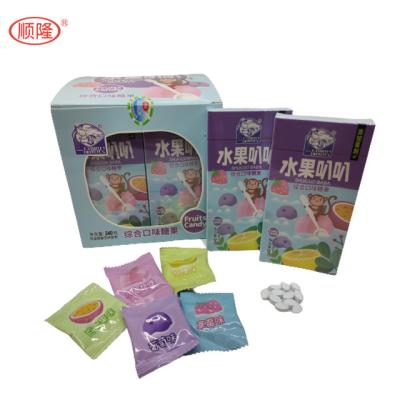 China Different fruity flavor without sugar in box sugar free for sale