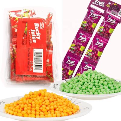 China Natural Multi Flavor Rocky Juice Candy Sour And Sweet Chewy Candy For Sale for sale