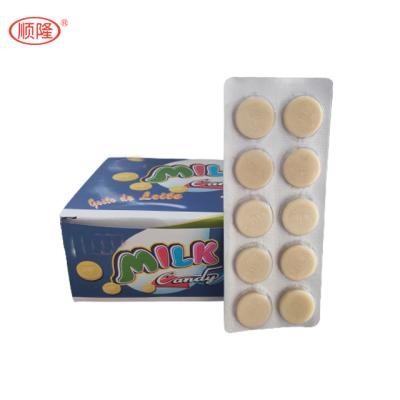 China Nigeria Natural Hot Selling Milk Tablet Pressed Candy Sweet Box Packing Hard Candy for sale