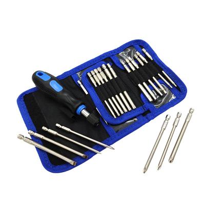 China Multifunctional Screwdriver Phillips Magnetic Tools Bit Pocket Screwdriver Impact Driver Hex Spline Screwdriver Bit Set for sale