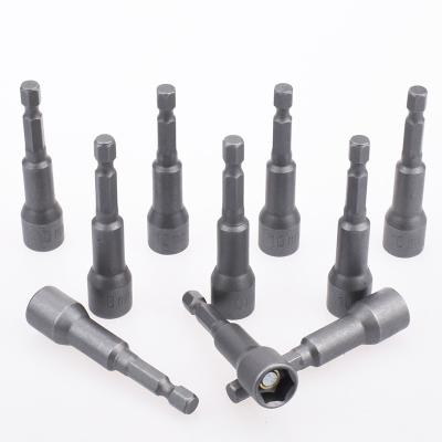 China SCREWDRIVER Factory Sale Tool Steel Band Magnet Hex Socket High Strength Nut Setter for sale