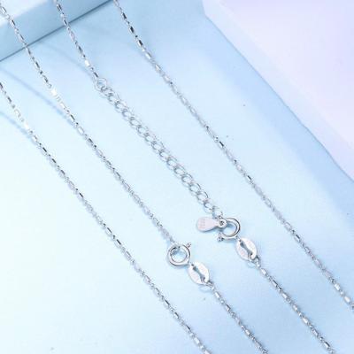 China Wholesale Fashion CLASSIC Silver Plated Soft Korean Women's Jewelry S925 Clavicle Chain Manufacturer Direct Sales for sale