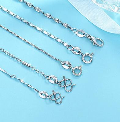 China CLASSIC Female Box Chain Necklace Cross and Other Water Wave Sky Star Melon Seed Chain Chain for sale