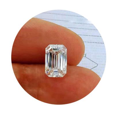 China Star Full Def White Loose ColorEmerald Cut Excellent Cut Moissanite Diamond for sale