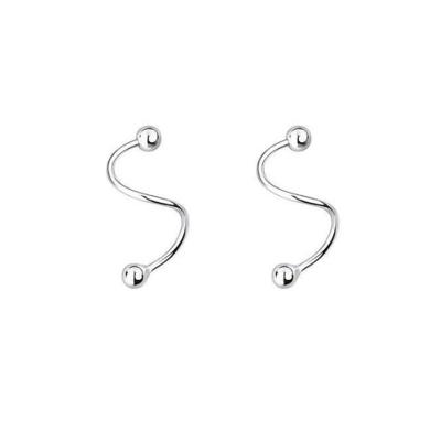 China 925 Pearls Silver Jewelry Design Factory In CHINAGift Party Fashion Unisex Earrings for sale