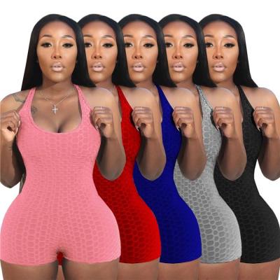 China 2021 Women's Fashion One Piece Mesh Patchwork Rompers Long Sleeve Overalls Anti-Wrinkle Overalls Women Fashionable Bodycon Women for sale