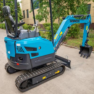 China Hotels 1.7 Ton Mini Hydraulic Excavator With Competitive Price For Prefab Homes Mini Towable Digger for sale