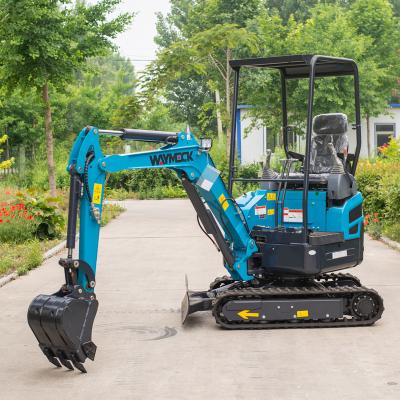 China Hotels 1 Ton Mini Excavator Micro Type Crawler Excavator 1000 Kg With Attachments For Garden Or Farm for sale