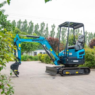 China Hotels China 1 Ton Mini Excavator Digger Machine With CE Certificate minibagge for sale