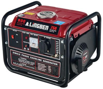 China Lingben Generator Small Gas Power 2HP 3600rpm Silent Recoil Start Home Use LB950-A 4.2L for sale