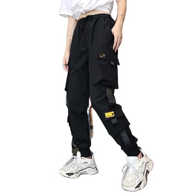 China Breathable Wholesale Cheap Price Black Door Tracker Sports Woman Exercise Polyester Quick Dry Pants for sale