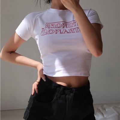 China 2022 China good quality summer tee young ladies women clothing promotional graphic shirt comfortable QUICK DRY XXXL quantity casual time for sale