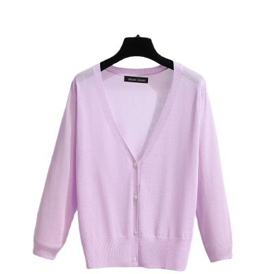 China 2022 New Design Anti-wrinkle Long Sleeve Knitwear V-Neck High Quality Sweater Fashion Long Sleeve Breasted Cardigan Sweater for sale