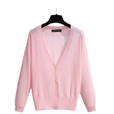 China High Quality V-Neck Button Sweater Casual Style Spring Style Anti-wrinkle Spring Style Casual Sweater Fashion Sweater for sale