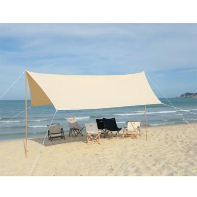 China 400*290cm Portable Square Sail Tent Shade Tent Fly Canopy Cotton Makers Outdoor Camping Tent for sale