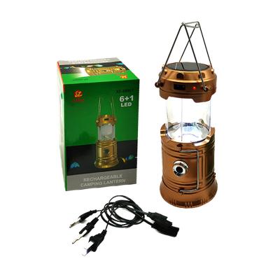 China Usb Solar Lantern Portable Rechargeable Led Camping Light for sale