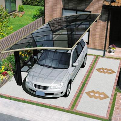 China Easily Assembled Good Quality Sturdy Aluminum Pergola Car Parking Shed for sale