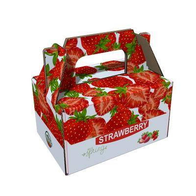 China Recyclable Corrugated Cardboard Fruit Vegetable Cardboard Packing Box Heavy Duty Vegetable Box for sale