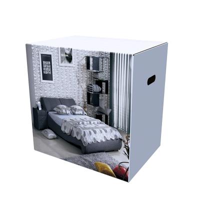 China Recyclable Biodegradable Custom Bedding Household Products Box Four Pieces Bedding Sets Corrugated Paper Box Sheet Packaging Boxes for sale