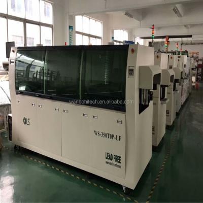 China 350TOP 350mm Width Plug-in Wave Machine Plug-in Wave Machine Lead-Free Dip Machine Double Wave Computer PCB Solder Line 350mm for sale