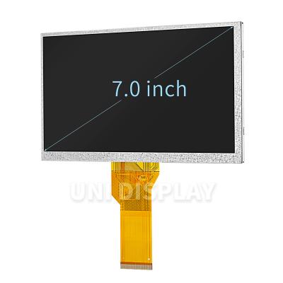 China UNI DISPLAY High Reliable For Industrial Use TFT Display 7.0 Inch 800 x 480 TFT LCD Display Modules 7 Inch for sale