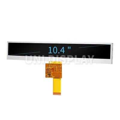 China Audio System Applications Bar Stretch Bar LCD 1024x100 Inch 1024x100 Bar Type LCD Display With Height 950nits 10.4 Inch Brightness for sale