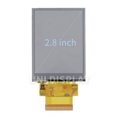 China Smart home application 240*320 st7789 2.8 inch tft lcd display with 4 wire 2.8 inch resistive touch screen for sale