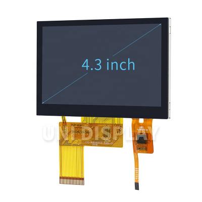 China RGB 40 Pin Interface TFT LCD ST7262 800x480 4.3 Inch IPS Display Module 800x480 Projected Capacitive Touch Screen For Raspberry Pi 4.3 Inch for sale