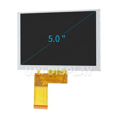 China 80*480 high contrast lcd tft display panel 5 inch IPS lcd display module option tft with touch screen for 5 inch video intercom for sale