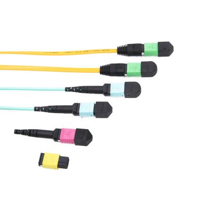 China Special Hot Selling FTTH Pbt Mpo 12 Fibers Single Mode Fiber Optic Connector for sale