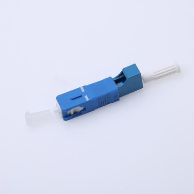 China Ultra Low Insertion Loss Wholesale High Quality SC(M) - LC(F) Hybird Fiber Optic Adapter for sale