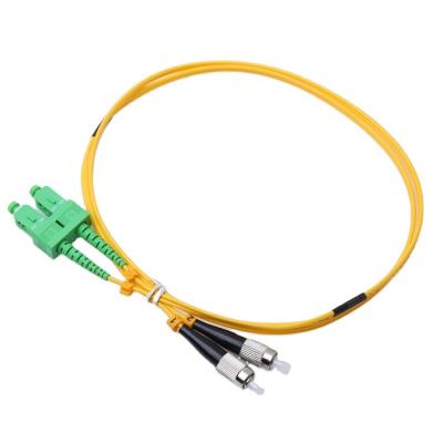 China FTTH LC fiber optic cable SC indoor fc patchcord 9/125um fiber optic jumper with competitive price for sale