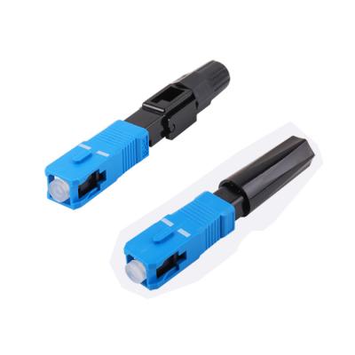 China FTTH fiber optic quick connectors fiber optic ftth sc quick connector cover with factory price low moq for sale