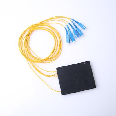 China FTTH 1*4/8/16 PLC Fiber Optic Splitter With FC Connector for sale