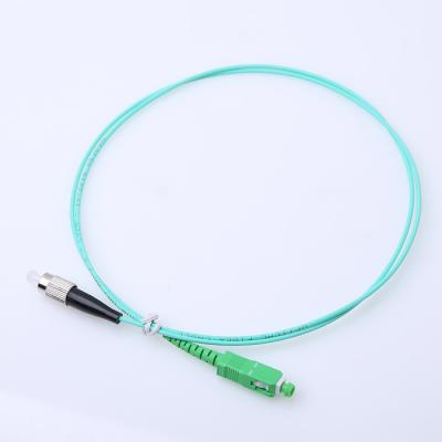 China FHHx FC UPC to SC APC, MM, simplex, 2.0MM, 3M, LSZH, 50/125, OM2, fiber optic patch cord for sale