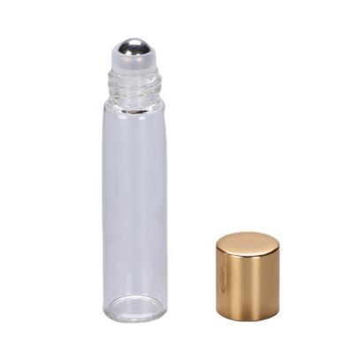 China Cosmetic Ball Glass Bottles Glass Roll On Bottle And Vial Glass Rollball Container For Perfume Roll On Bottles Bulk for sale