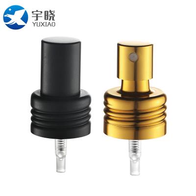 China Non spill 20/410 24/410 colored aluminum ccollar sprayer head fine mist sprayer for sale