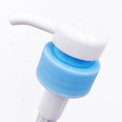 China Bottles Chinese manufacturer blue color pp 4ml/t plastic lotion pump head 32/410 for sale