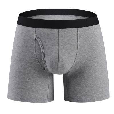 China Breathable Custom Boxer Trunks Man Boxer Shorts Comfortable Male Shorts Long Leg Sports Underwear for sale