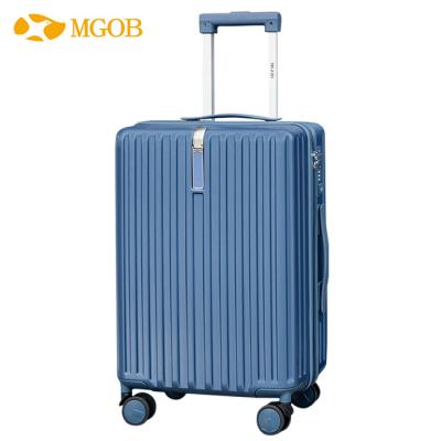 China Shell Trolley Luggage MGOB Tough Cases Style TSA Lock Spinner Lightweight Travel Checked High Quality Suitcase Trolley Luggage for sale