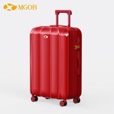 China Fashionable MGOB Made PC Material Luggage Lighter Stronger Suitcase 24 Inch TSA Built-in Lock Hard Case Luggage for sale