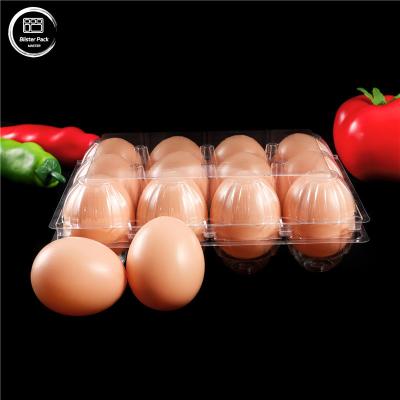 China Eco-amigable 30 paquetes de porta huevos de plástico bandejas duraderas de huevo de pollo para productos agrícolas frescos en venta